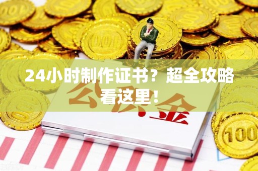 芗城24小时制作证书？超全攻略看这里！